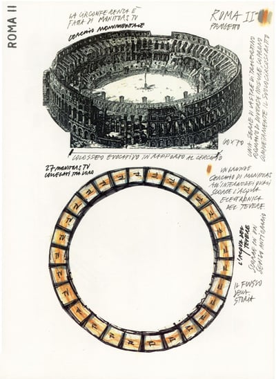 Roma II, Italia